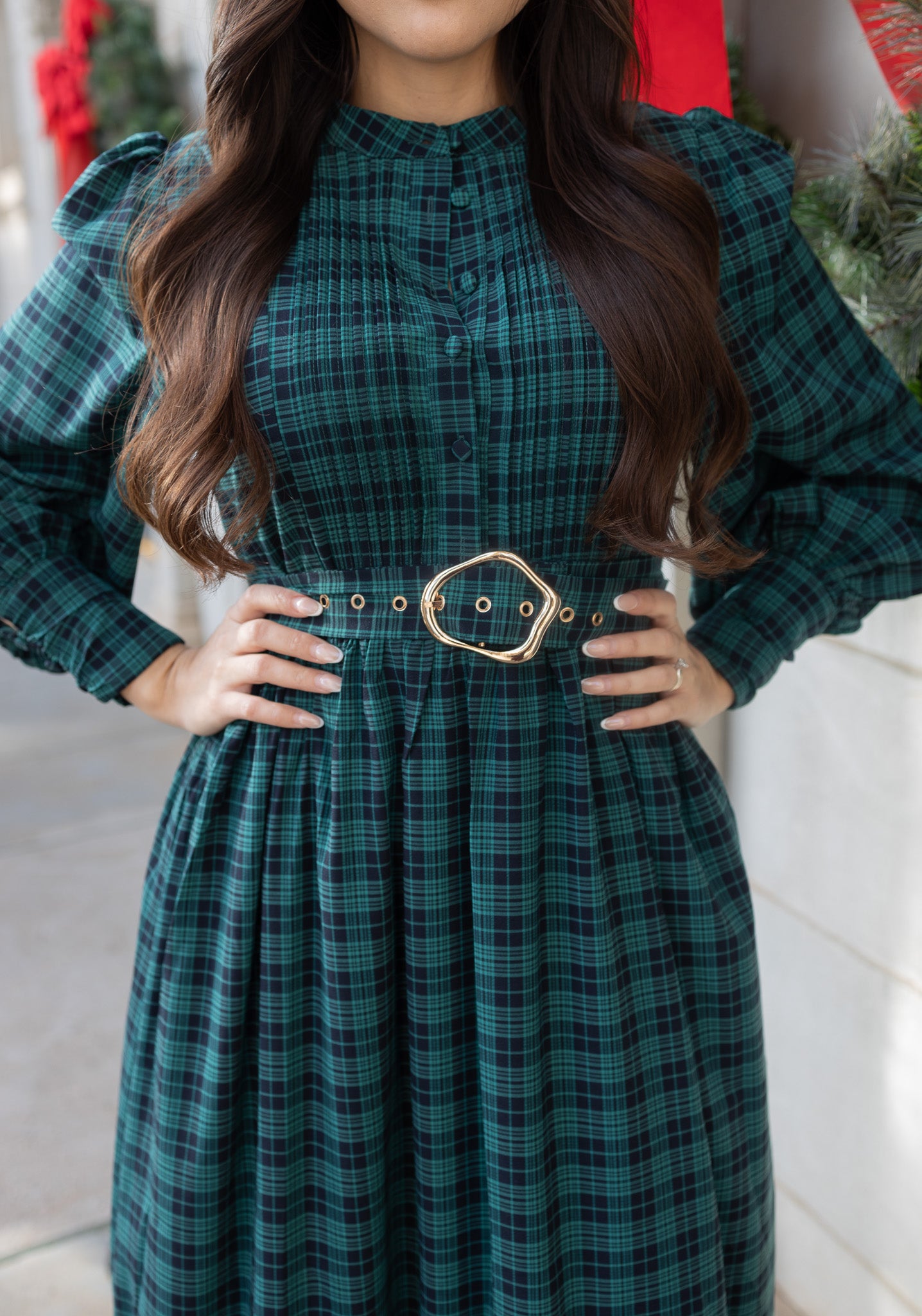 PRE-ORDER Noelle Green Maxi Dress