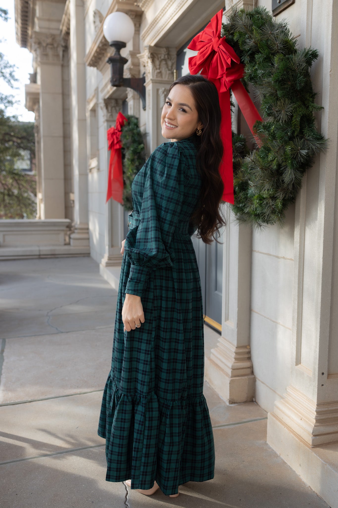 PRE-ORDER Noelle Green Maxi Dress