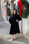 Load image into Gallery viewer, Anastasia Black Midi Dress
