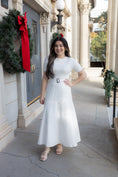Load image into Gallery viewer, Joely White Midi Dress
