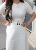 Load image into Gallery viewer, Joely White Midi Dress
