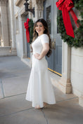 Load image into Gallery viewer, Joely White Midi Dress
