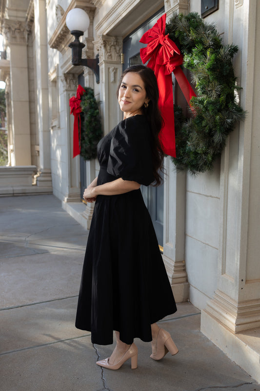 Ivette Black Maxi Dress