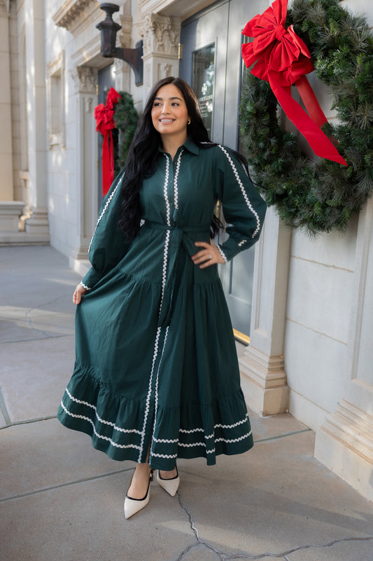 Sherlin Hunter Green Dress
