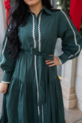 Load image into Gallery viewer, Sherlin Hunter Green Dress

