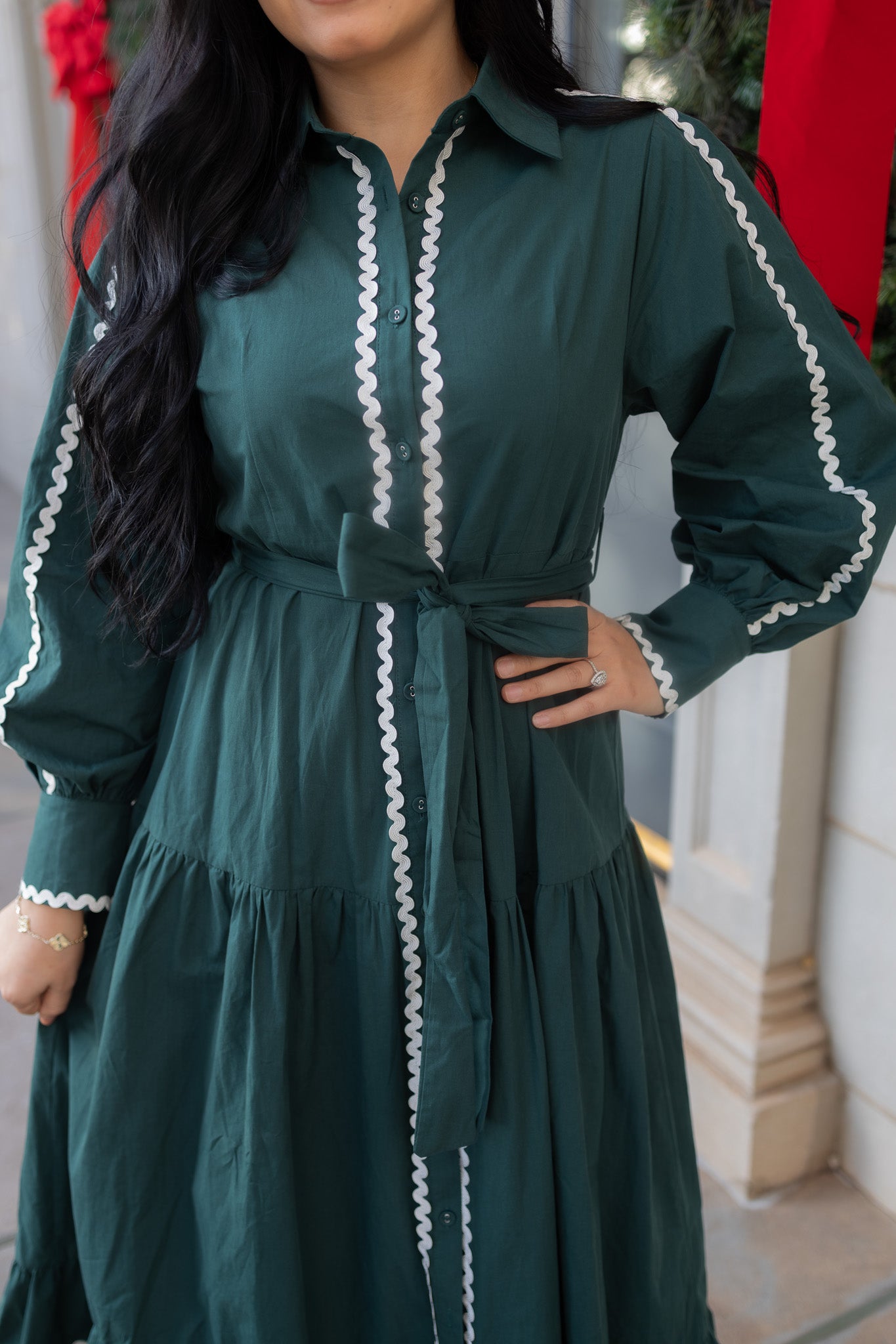 Sherlin Hunter Green Dress