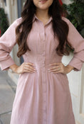 Load image into Gallery viewer, Winter Dusty Pink Dress
