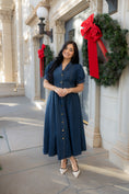 Load image into Gallery viewer, Aurora denim Midi Dress
