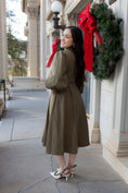 Load image into Gallery viewer, Anastasia Olive Midi Dress
