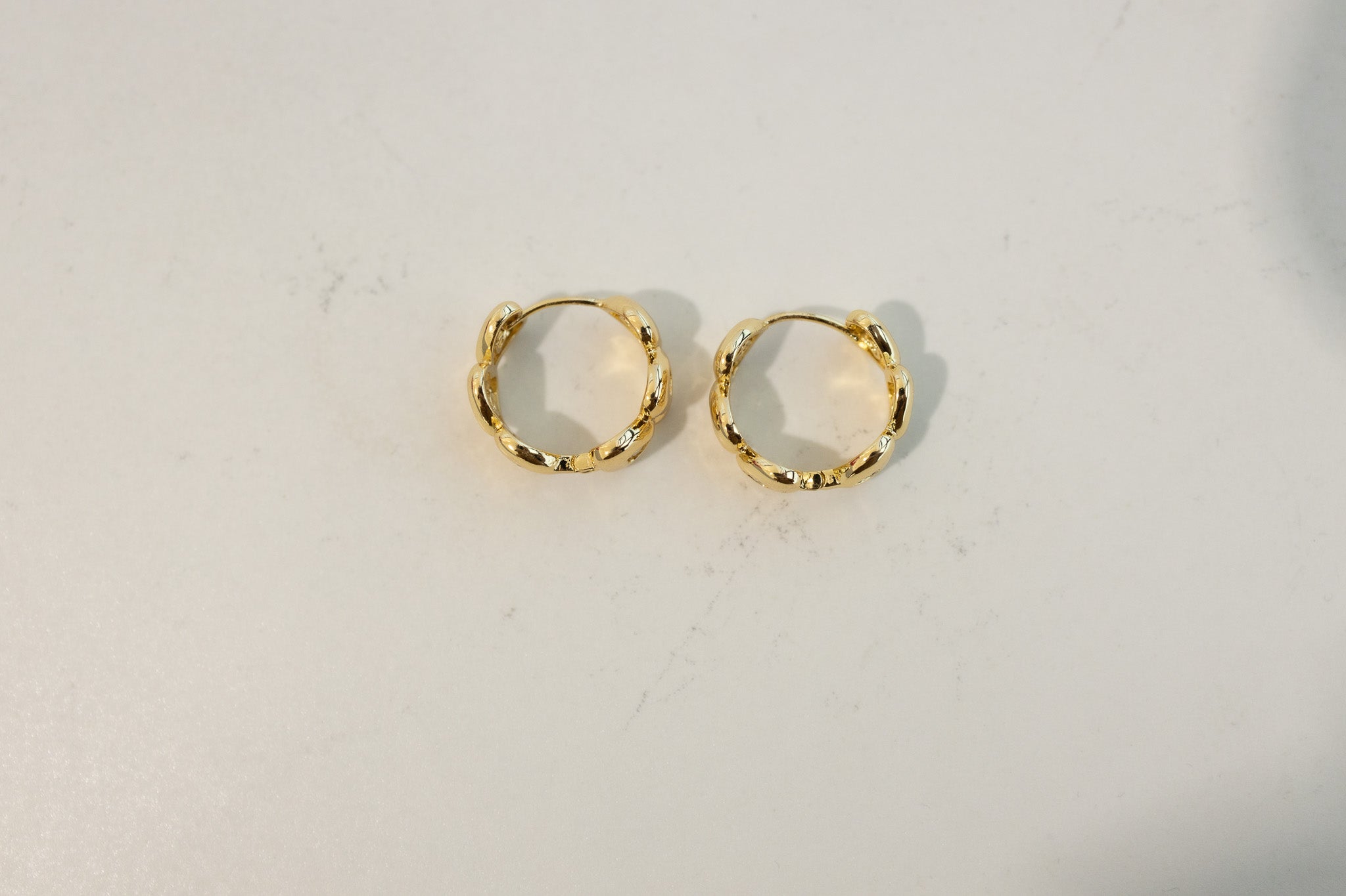 Hearts Hoop Earrings