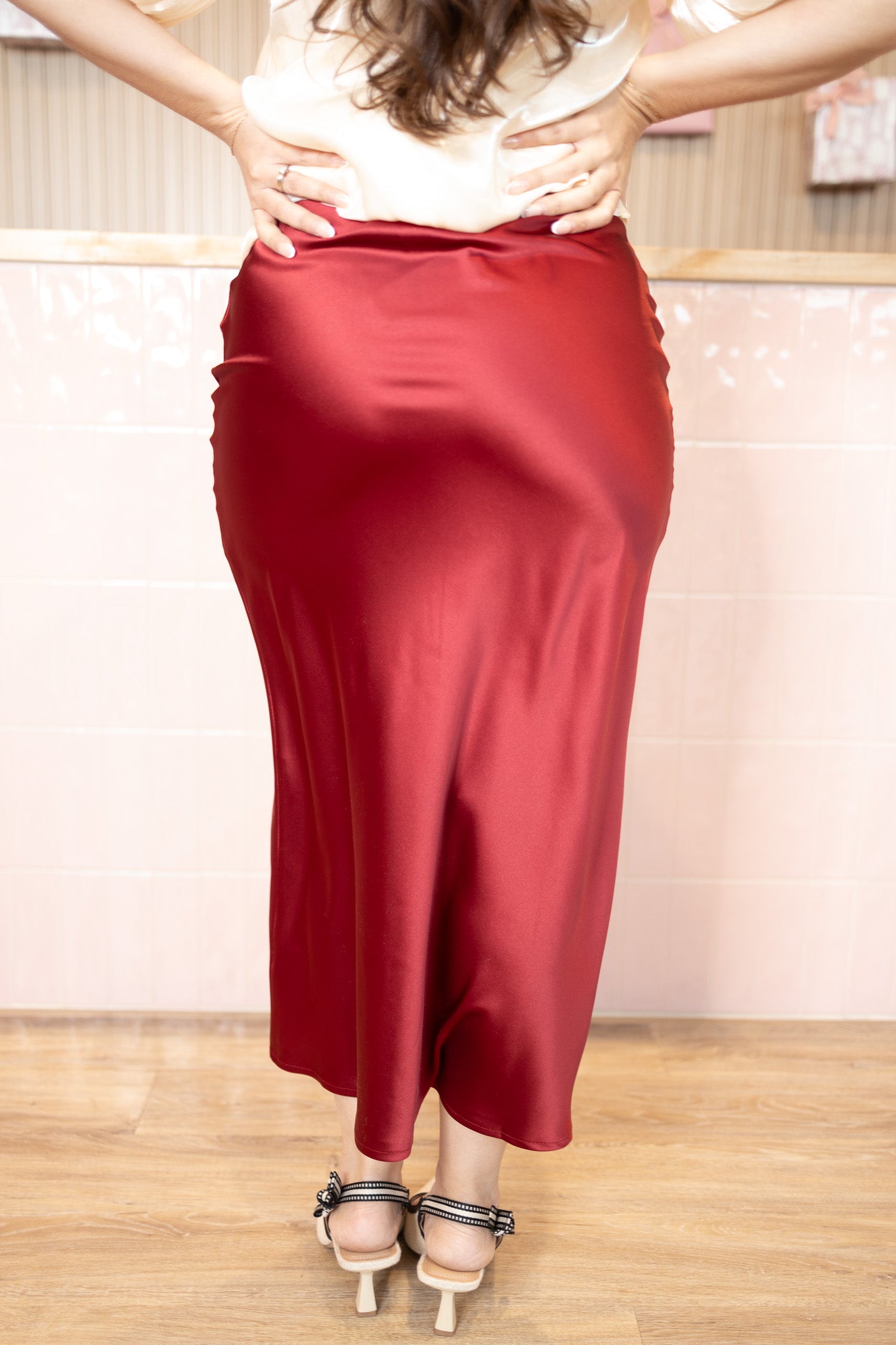 Sabrina Red Skirt