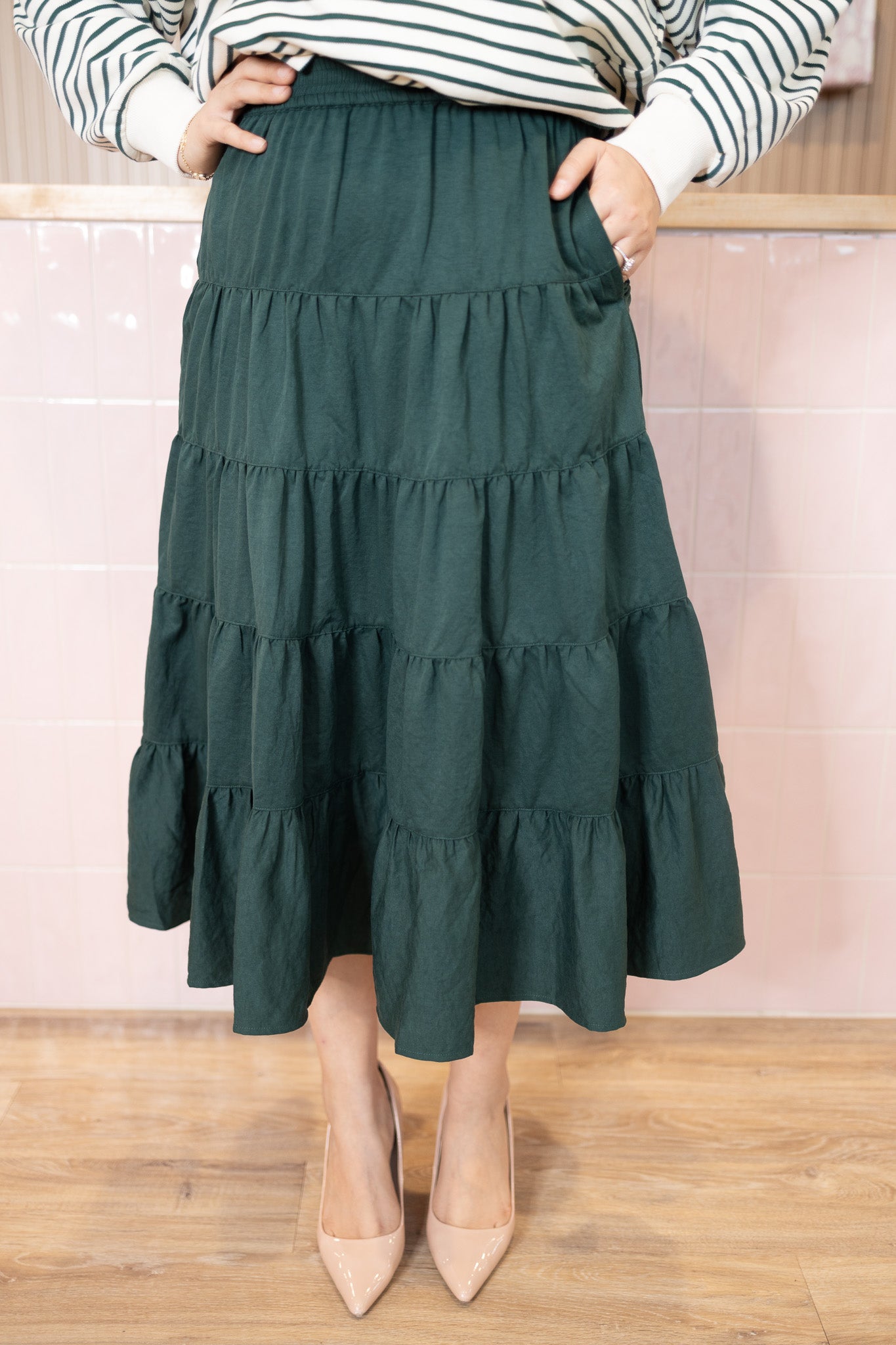 Lily Olive Skirt