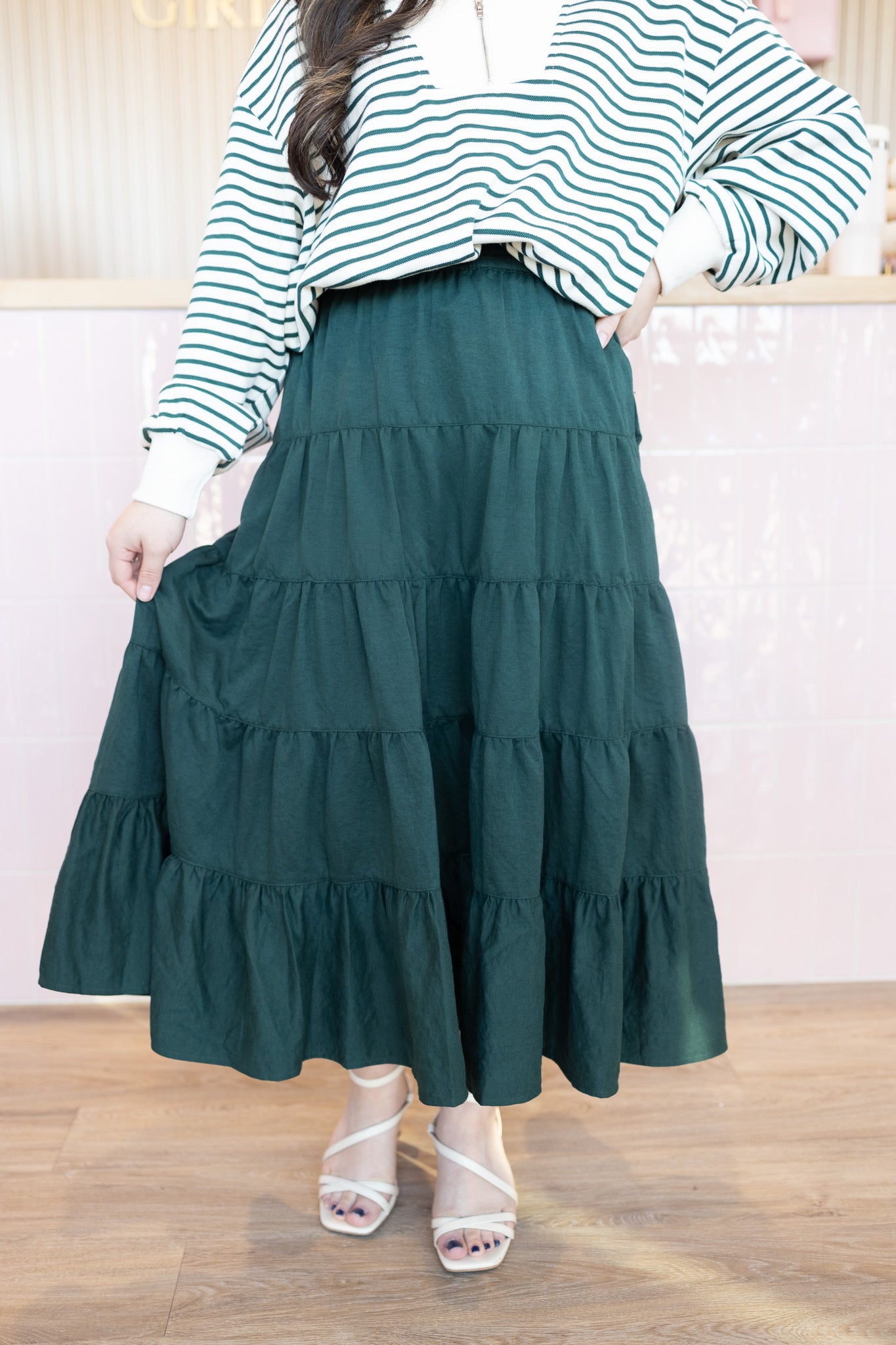 Lily Olive Skirt