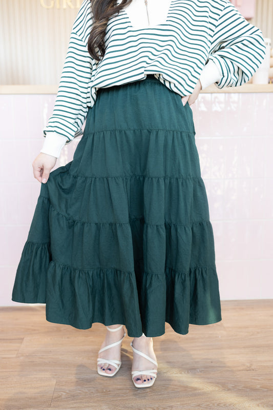 Lily Olive Skirt