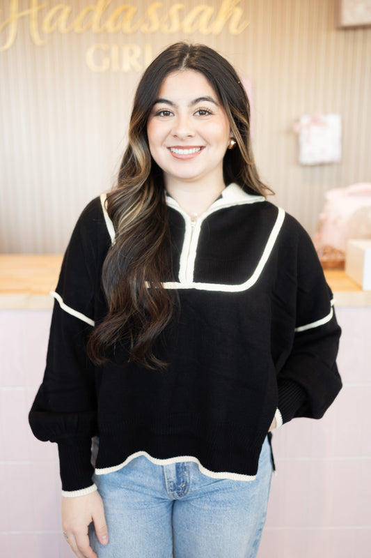 Yarely Black Sweater