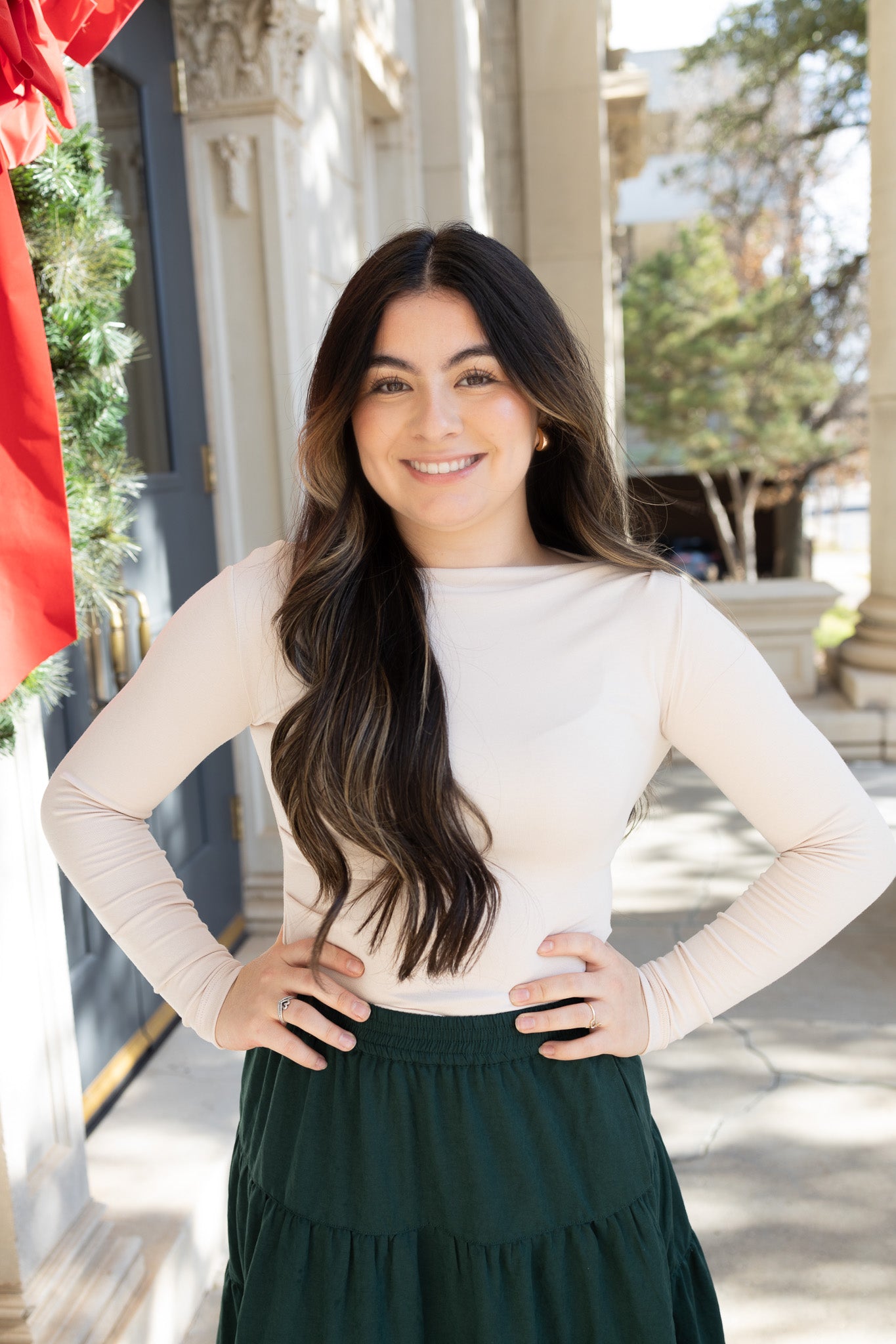 Adeline Light Khaki Top