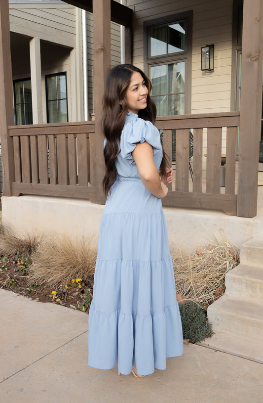 Danna Blue Maxi Dress