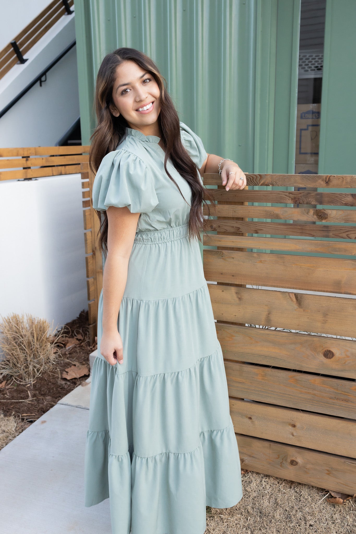 Danna Sage Maxi Dress