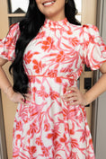 Load image into Gallery viewer, Peony Floral Midi Dress
