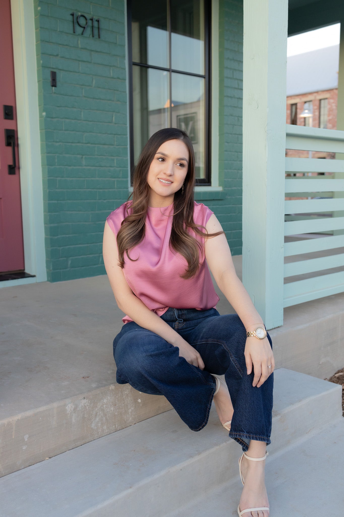 Leah Blush Blouse