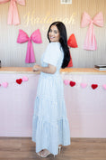 Load image into Gallery viewer, Cristal Blue Maxi Dress

