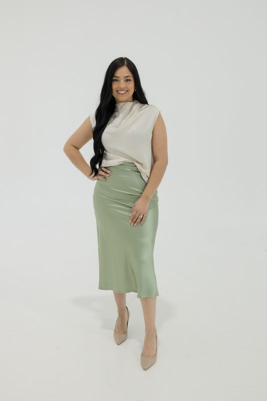 Sabrina Mint Skirt