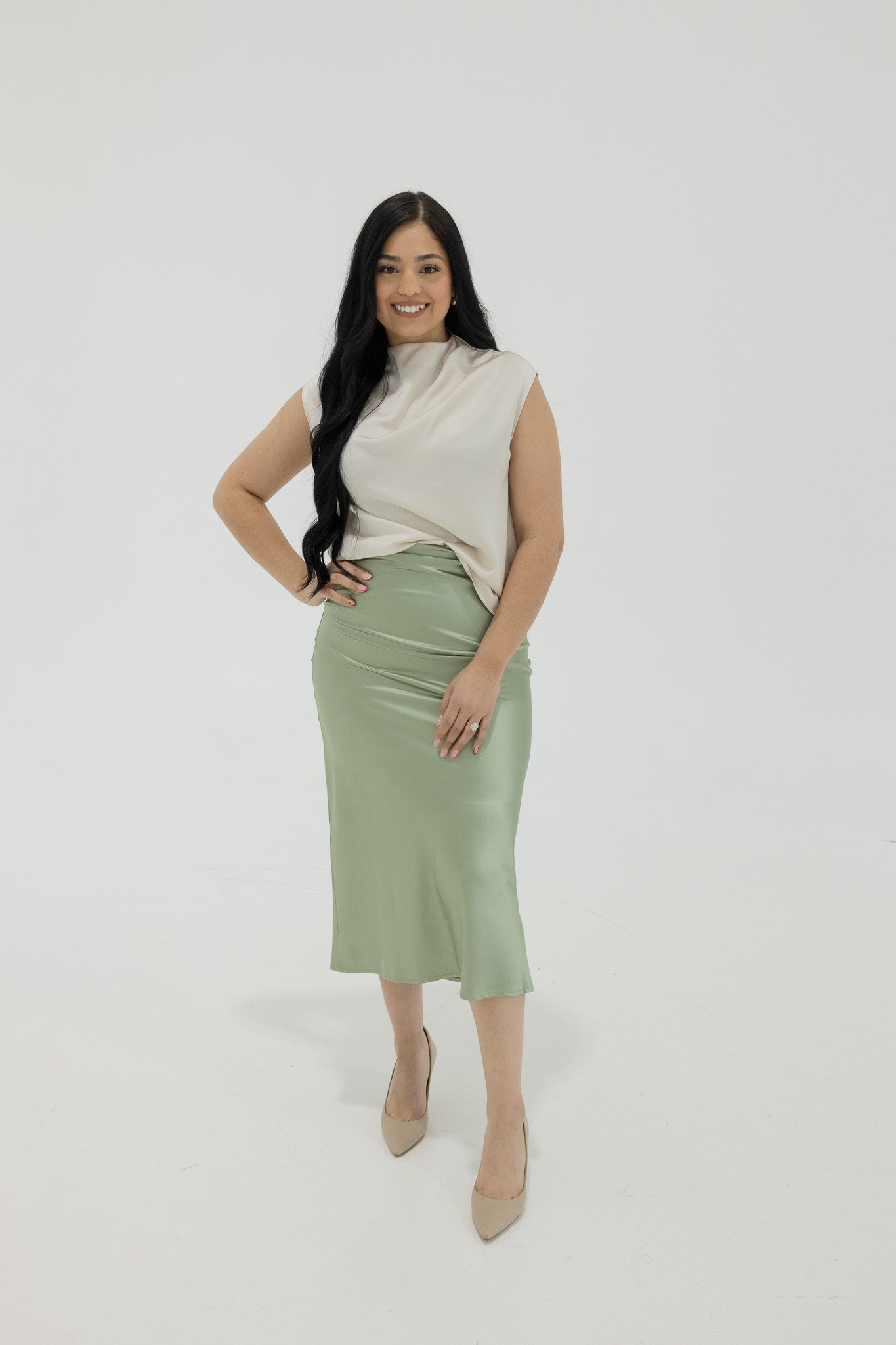 Sabrina Mint Skirt