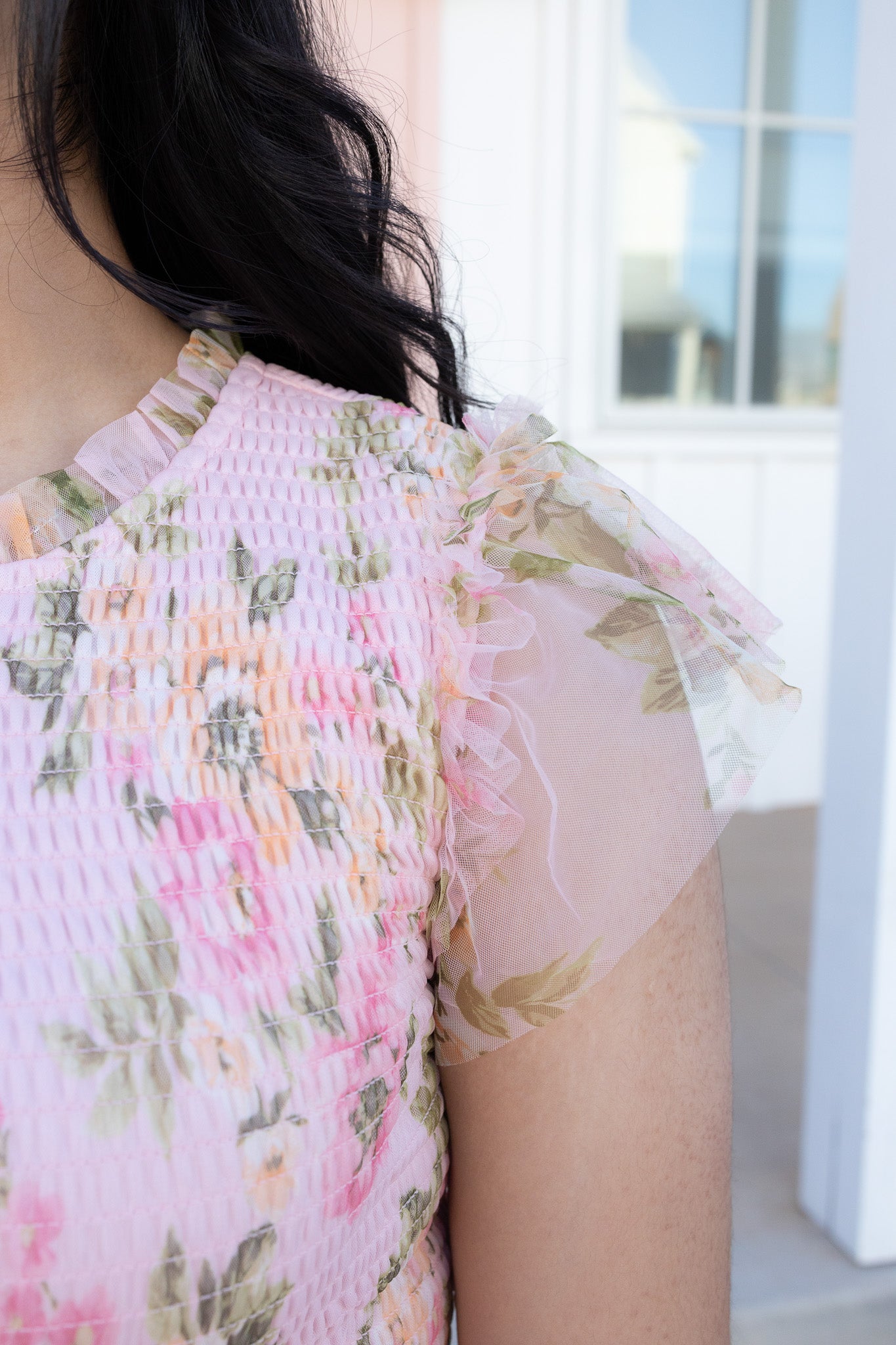 Flaxy Pink Midi Dress