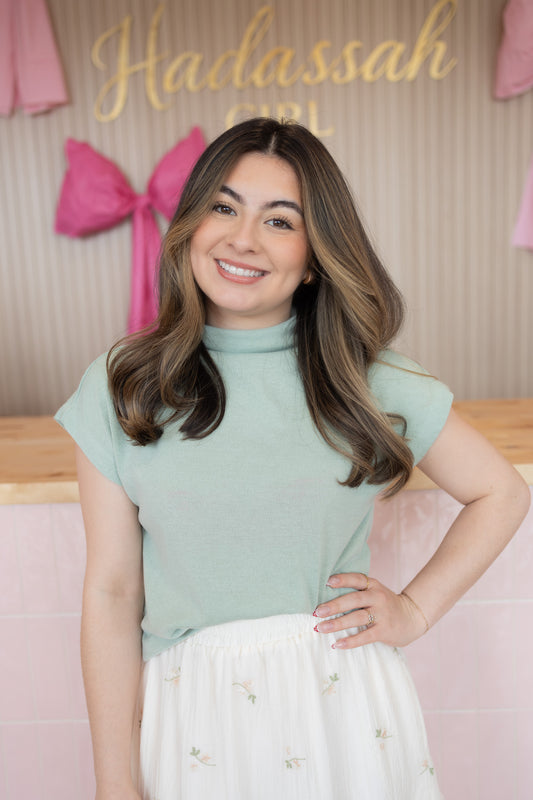 PRE-ORDER Jamie Mint Blouse