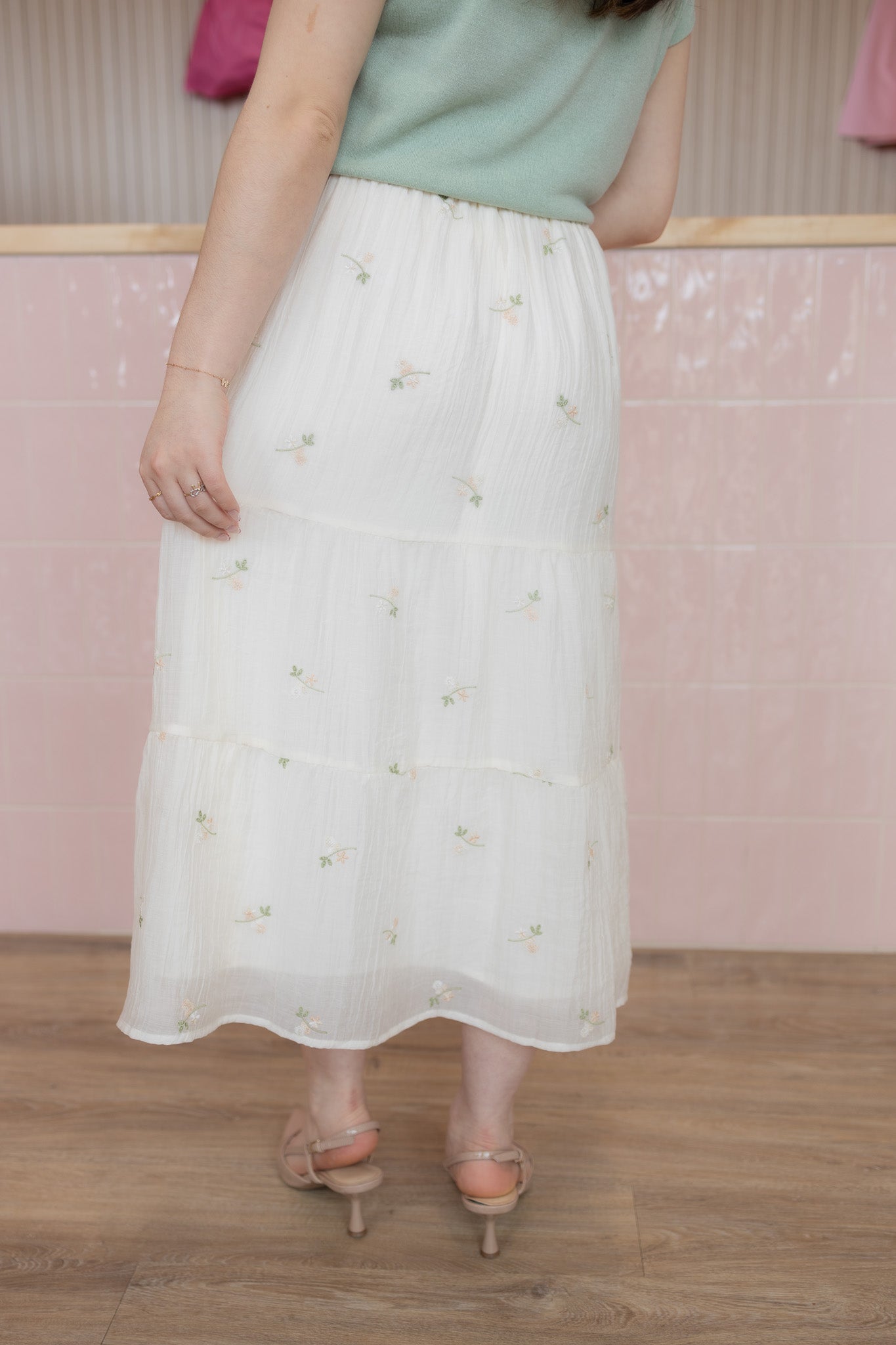 Wildflower Cream Skirt