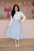 Load image into Gallery viewer, Wildflower Blue Skirt
