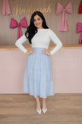 Load image into Gallery viewer, Wildflower Blue Skirt
