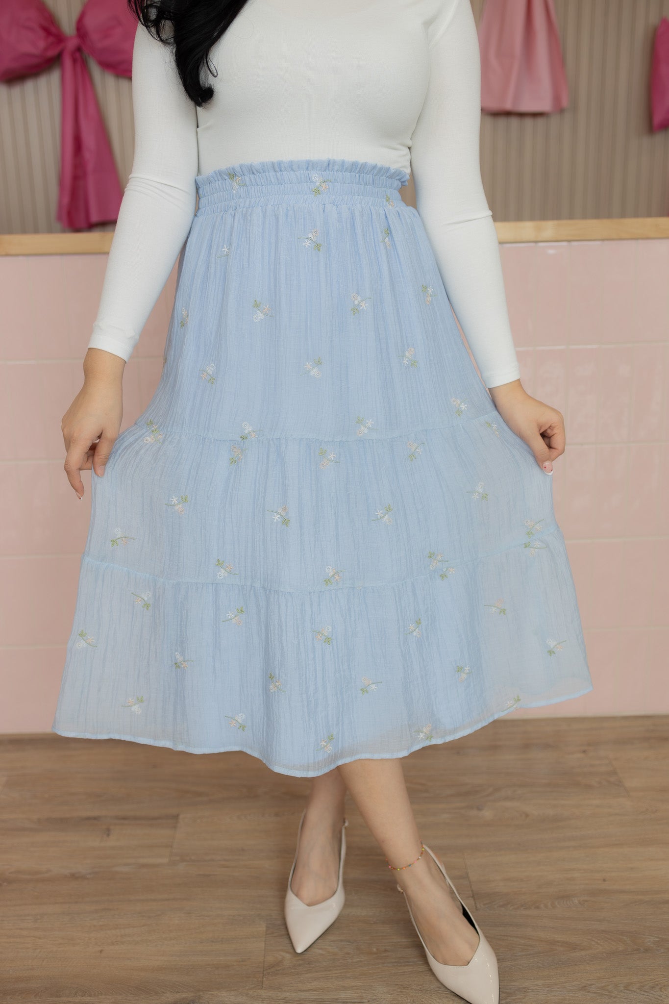 Wildflower Blue Skirt
