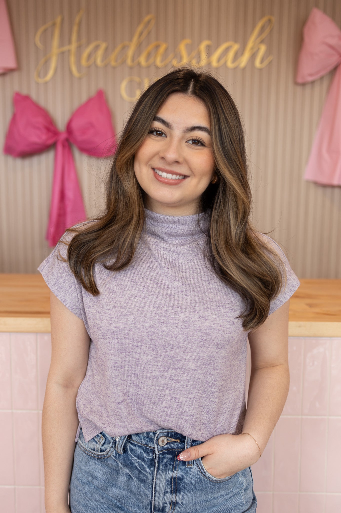 Jamie Lavender Blouse