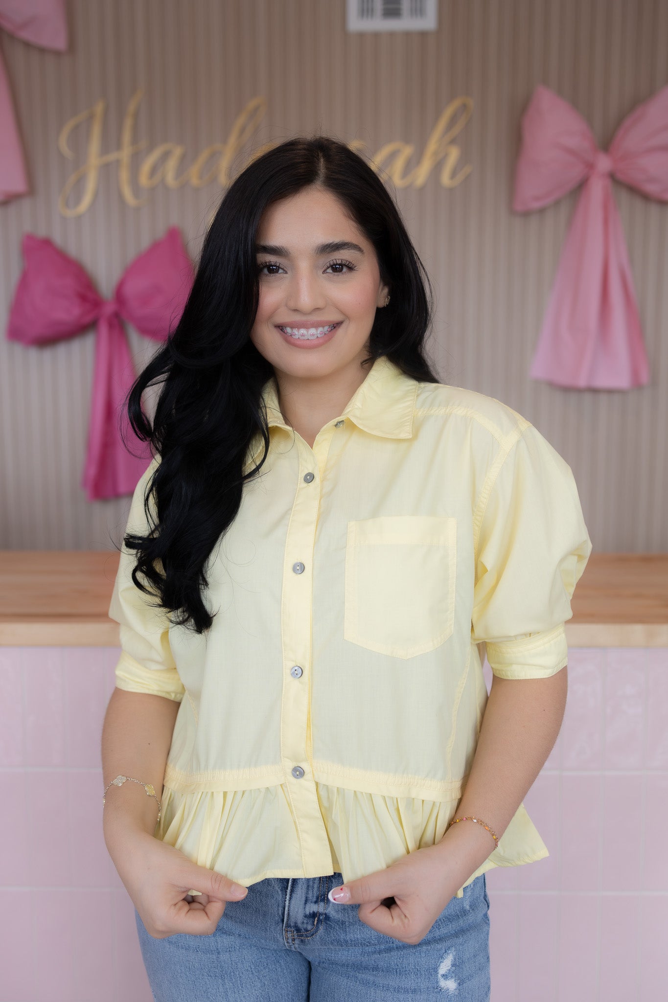 Camellia Yellow Blouse