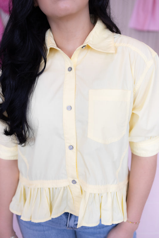 Camellia Yellow Blouse