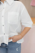Load image into Gallery viewer, Camellia White Blouse
