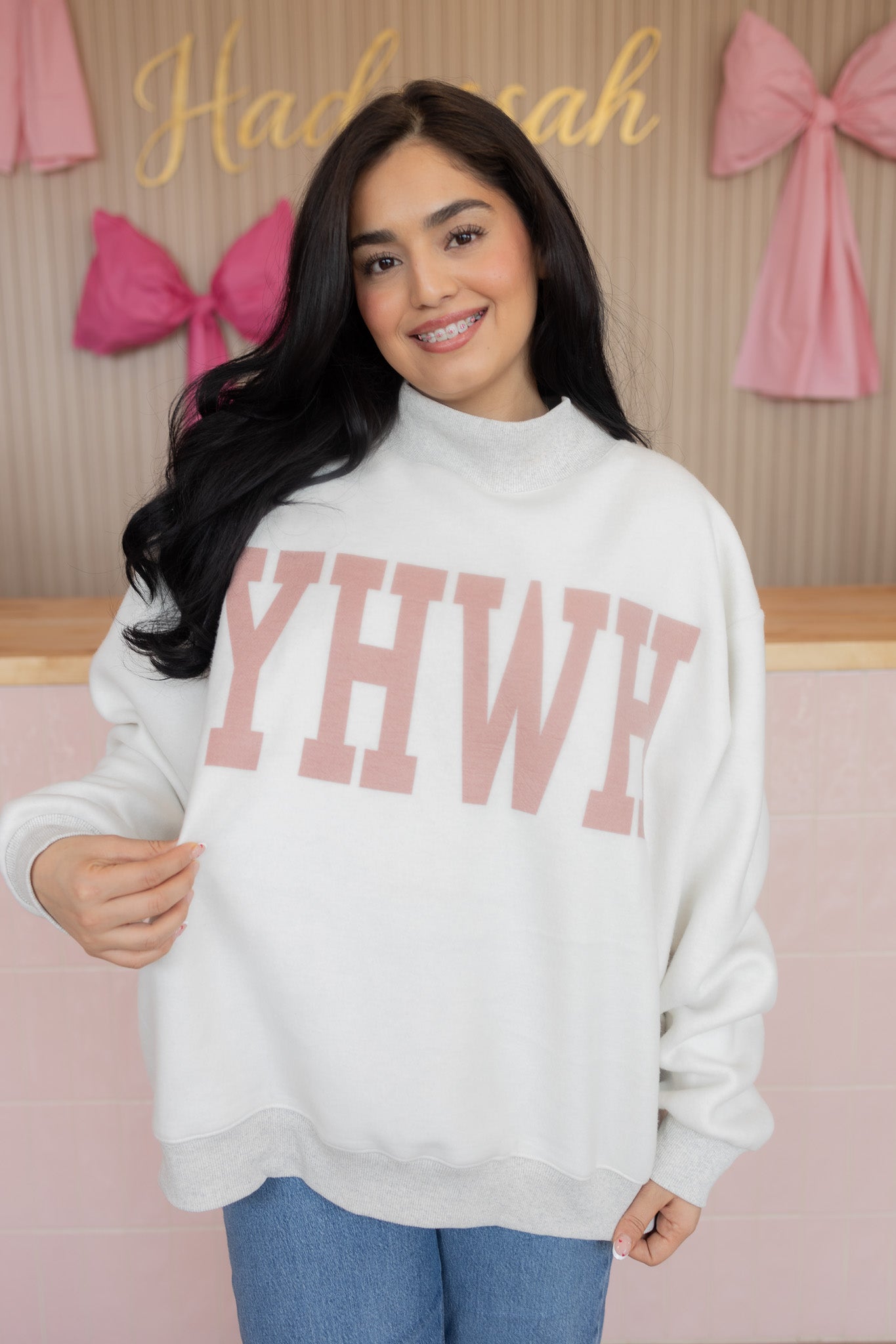 YESHUA + YHWH Reversible Mockneck