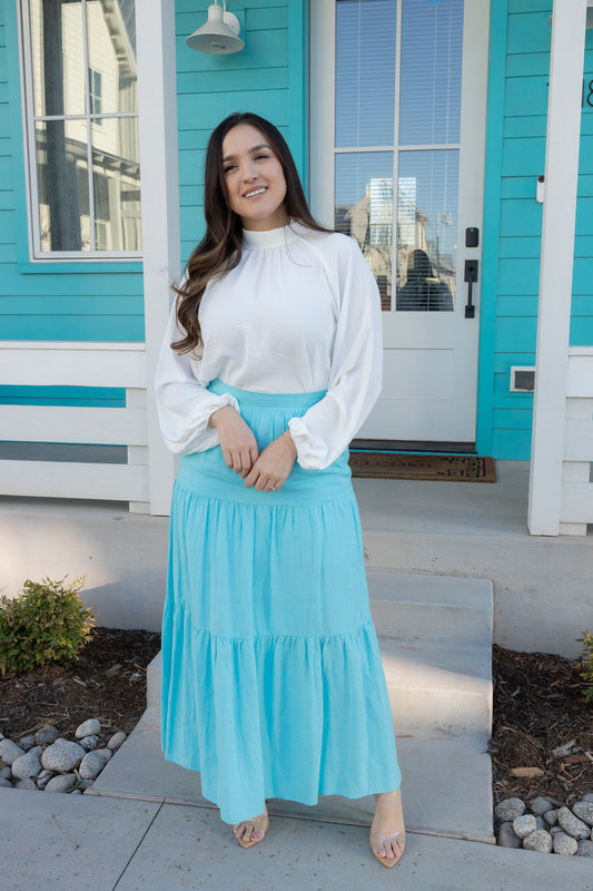 Mar Blue Skirt