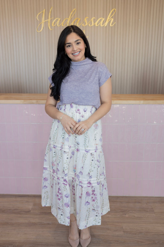blooming ballerina lilac skirt