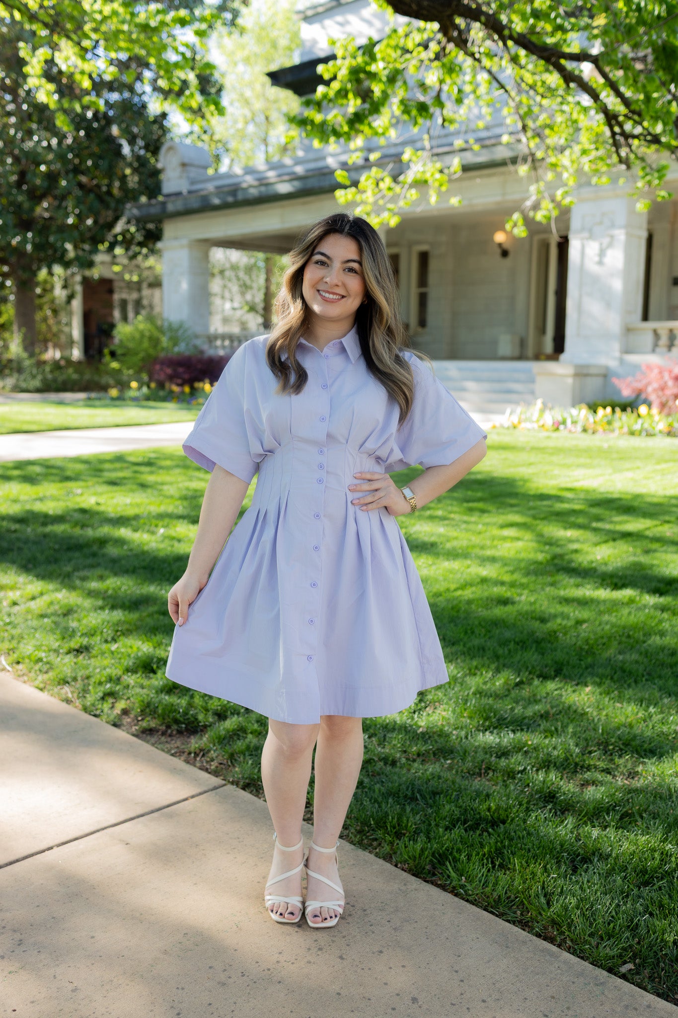 Alenna Lilac Dress