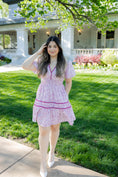 Load image into Gallery viewer, Rosy darling midi dress
