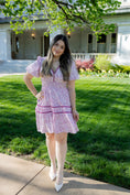 Load image into Gallery viewer, Rosy darling midi dress
