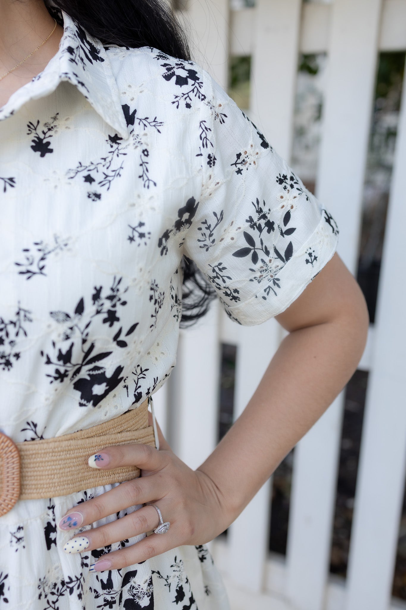 Ana Off White Dress