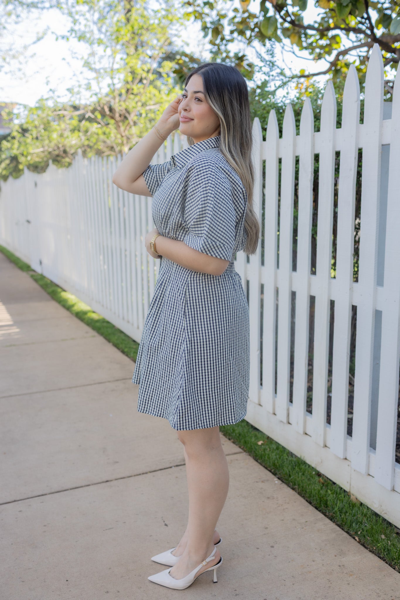 Alanna Navy Dress