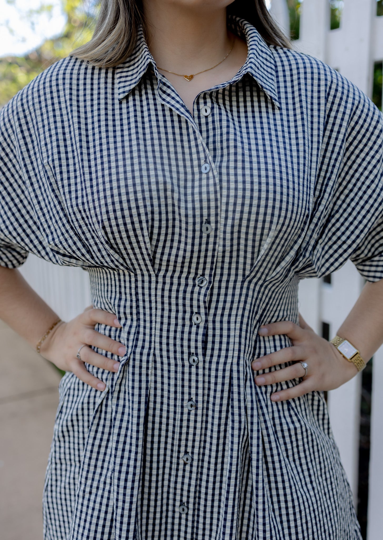 Alanna Navy Dress