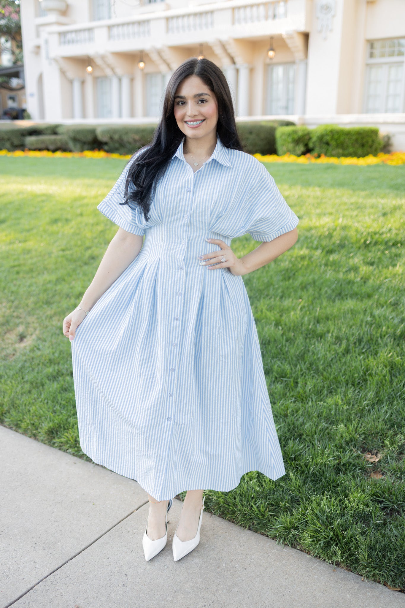 Darling Wildflower Blue Dress