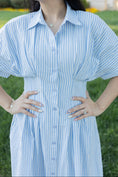 Load image into Gallery viewer, Darling Wildflower Blue Dress
