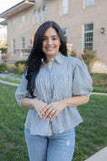 Load image into Gallery viewer, Andy Navy Blouse

