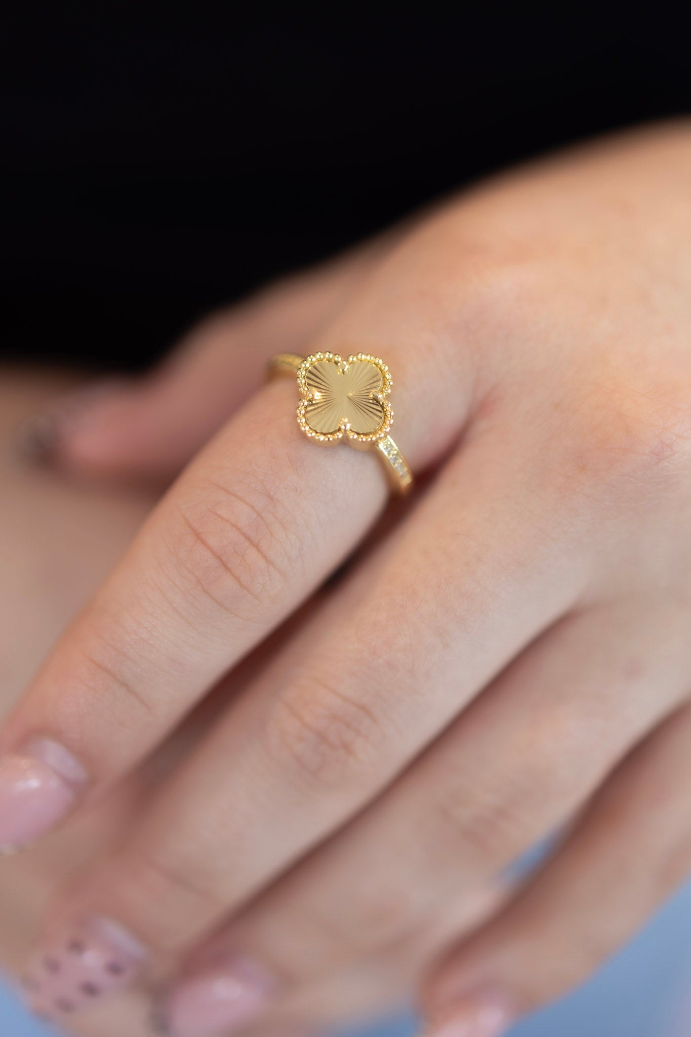 Golden grace ring